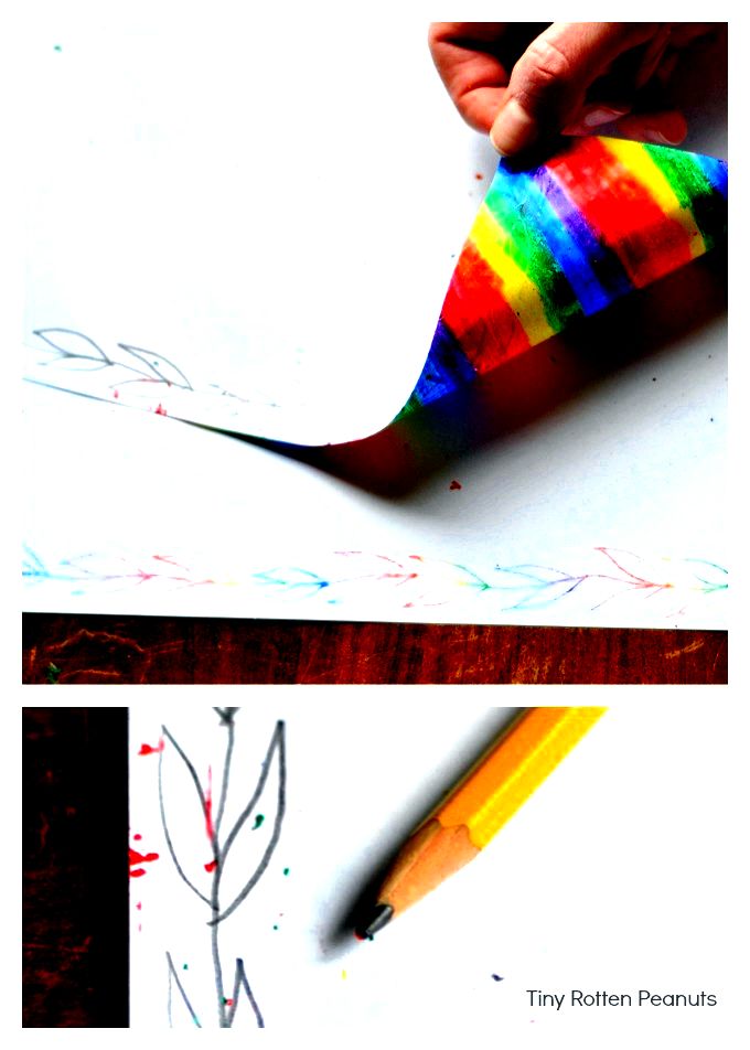 crayon transfer surfaces