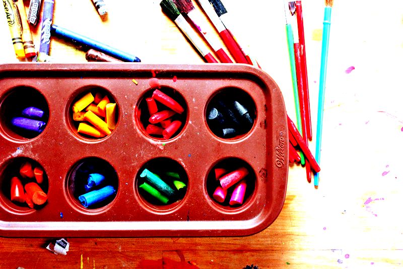 melted crayon art crayon painting