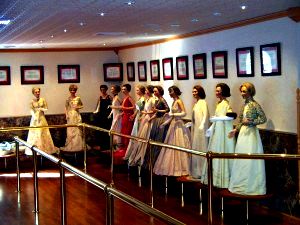 The Hall Of First Ladies in our wax museum