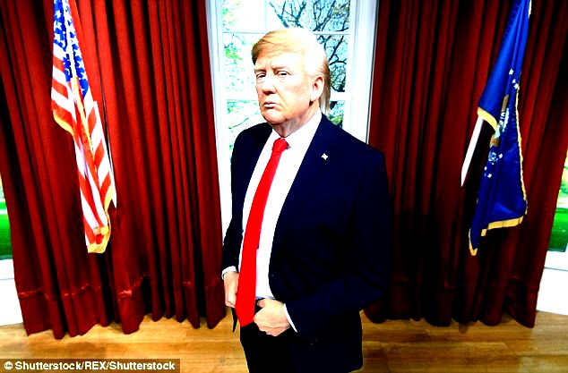 Presidential jesse trump wax figure unveiled at madame tussauds these are taken confidentially